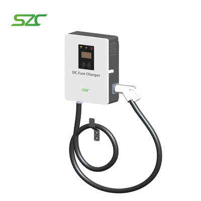 CCS2 Single Gun 4G Wifi DC Charger 20kW 30kW 40kW για έργο μηχανολογίας ακινήτων Εμπορικό