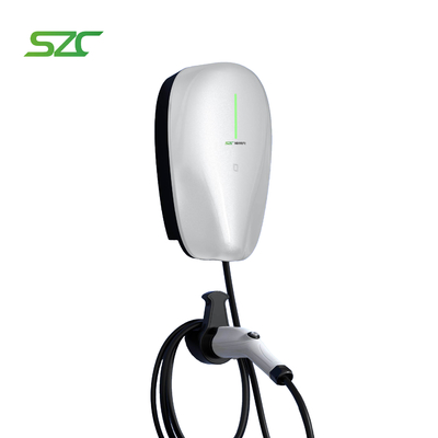 7kW 11kW 22kW ABS τοιχώδης φορτιστής EV τύπου 2 για σπίτια και χώρους στάθμευσης στην βιομηχανία ηλεκτρικών οχημάτων της ΕΕ